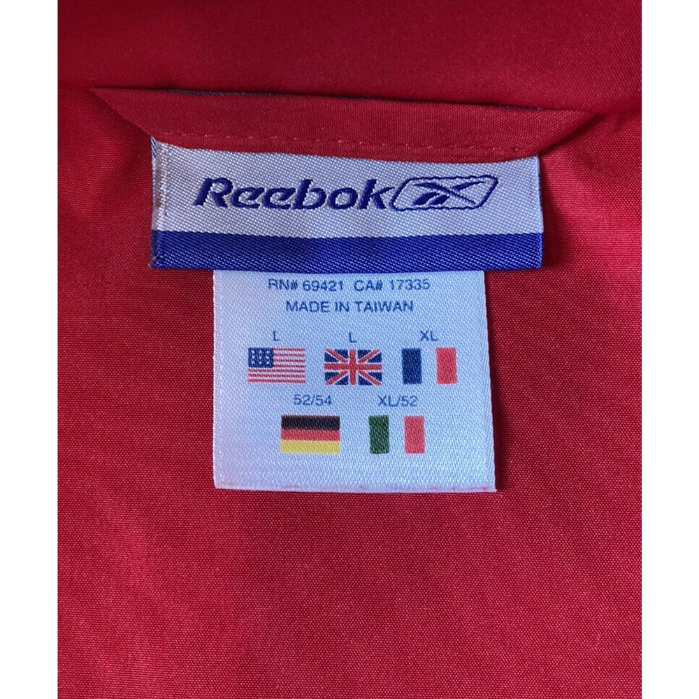 Reebok Half Zip Pullover Lightweight Jacket Large - image 3